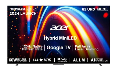 Acer تكشف عن تلفازات M-Series Hybrid MiniLED 4K في الهند بأسعار جذابة